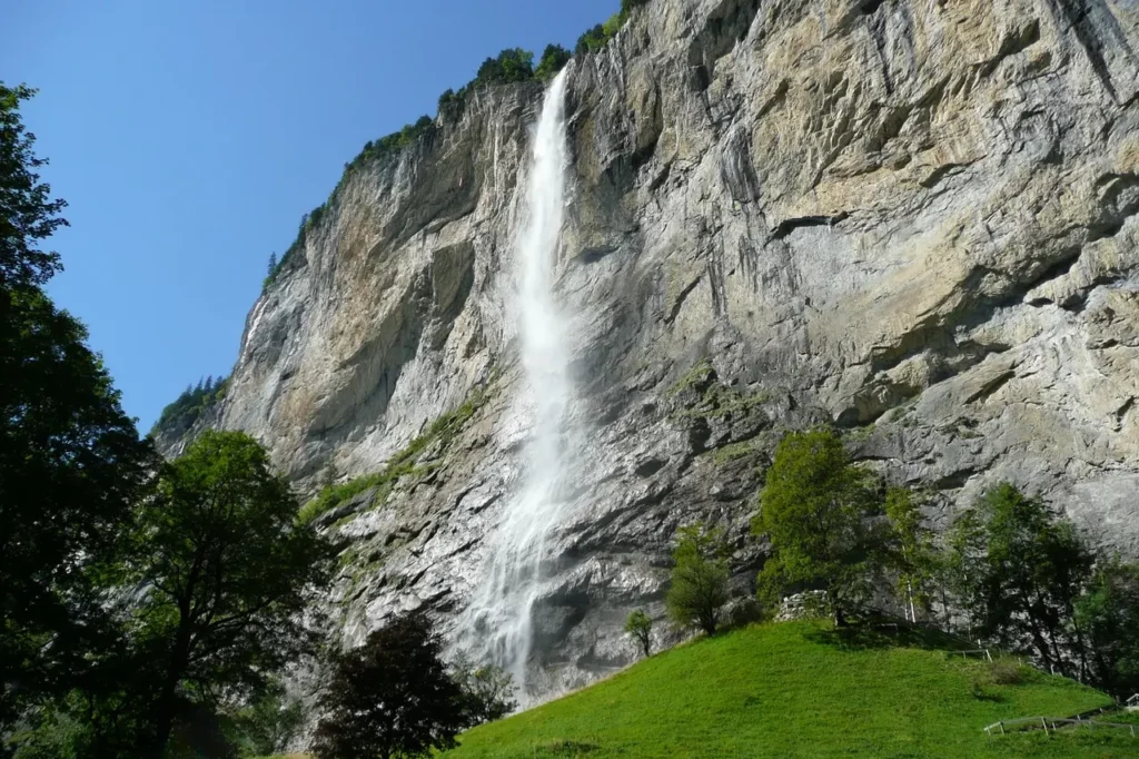 Staubbachfall Lauterbrunnen Wasserfälle / Staubbach waterfall