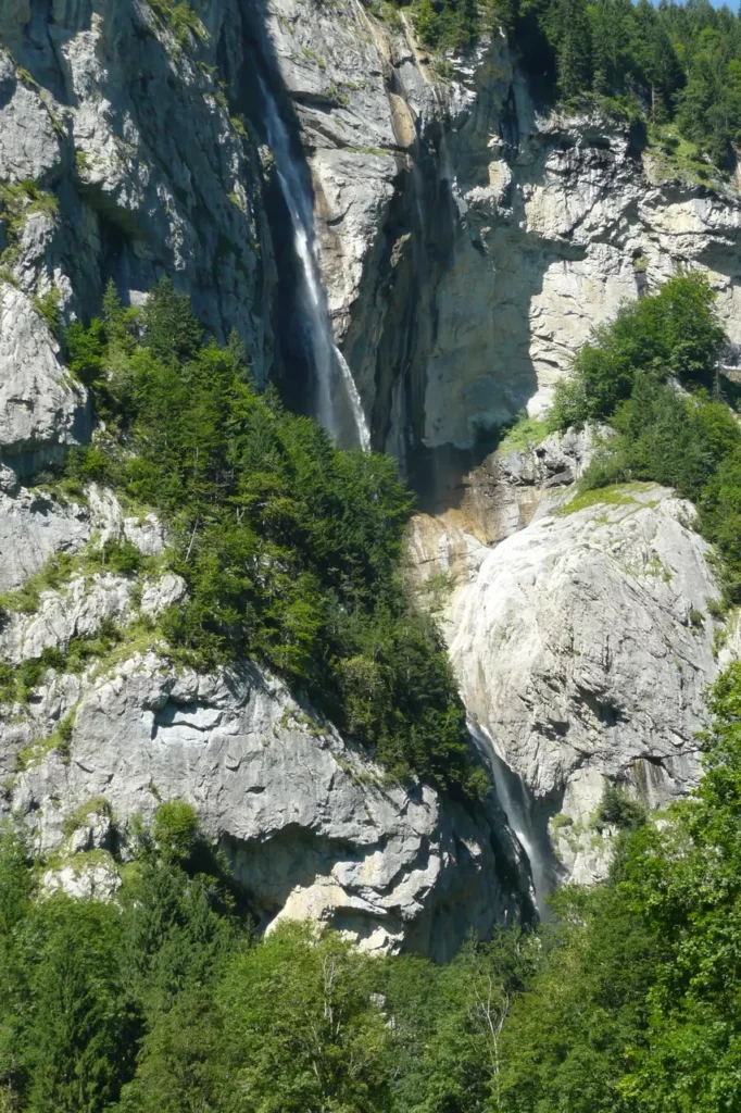 Lauterbrunnen valley waterfalls