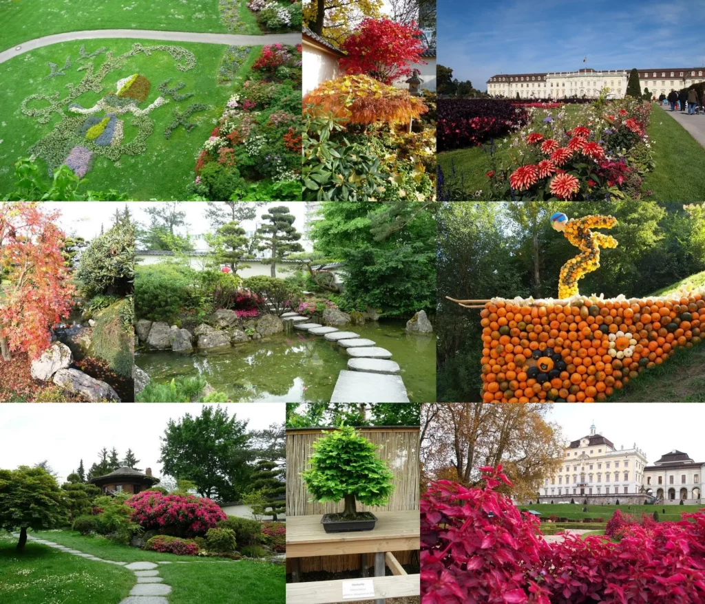 Deutschlands parks und Gärten / Parks and gardens in Germany