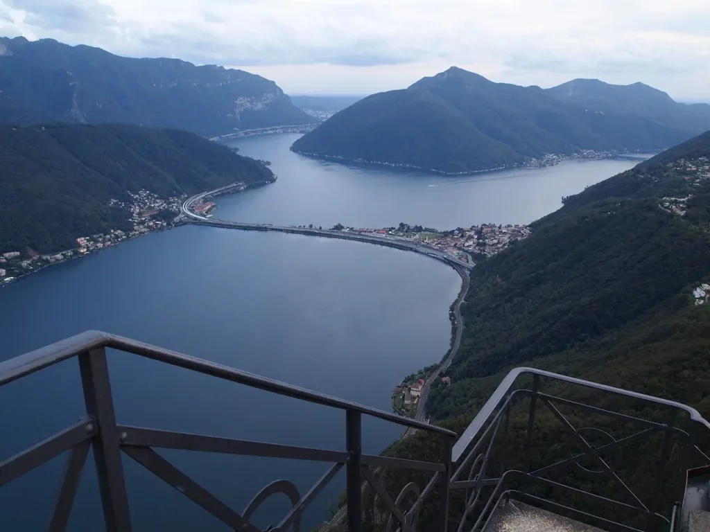 best viewpoints of lake lugano