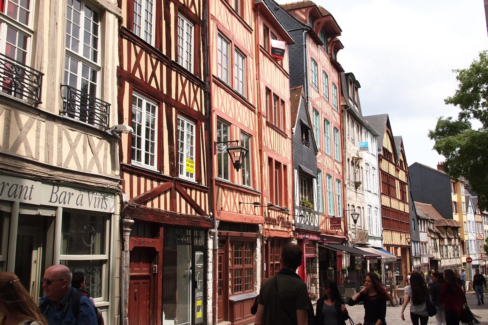 Rouen old town / Rouen Altstadt